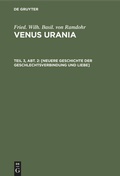 Cover: [Neuere Geschichte der Geschlechtsverbindung und Liebe] - De Gruyter
