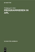 Cover: Programmieren in APL - De Gruyter