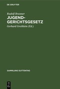 Cover: Jugendgerichtsgesetz - De Gruyter