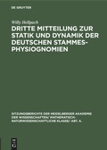 Cover: Dritte Mitteilung zur Statik und Dynamik der deutschen Stammesphysiognomien - De Gruyter