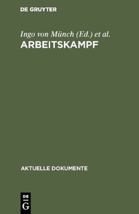 Abbildung von: Arbeitskampf - De Gruyter