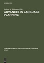 Cover: Advances in language planning - De Gruyter Mouton
