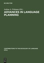 Cover: Advances in language planning - De Gruyter Mouton