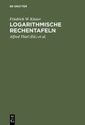 Cover: Logarithmische Rechentafeln - De Gruyter