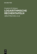 Bild: Logarithmische Rechentafeln - De Gruyter
