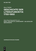 Bild: Ren&eacute; Wellek: Geschichte der Literaturkritik 1750-1950 / Das sp&auml;te 18. Jahrhundert, das Zeitalter der Romantik - De Gruyter