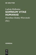 Cover: Somnium Vitae Humanae - De Gruyter