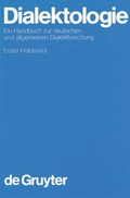 Cover: Dialektologie. 1. Halbband - De Gruyter Mouton