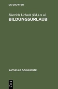 Cover: Bildungsurlaub - De Gruyter