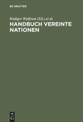 Cover: Handbuch Vereinte Nationen - De Gruyter Saur