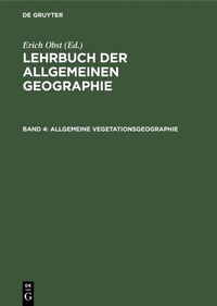 Bild: Allgemeine Vegetationsgeographie - De Gruyter