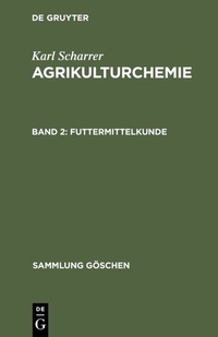 Abbildung von: Futtermittelkunde - De Gruyter