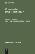 Cover: Chordatiere II: Fische - De Gruyter