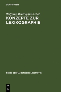 Abbildung von: Konzepte zur Lexikographie - De Gruyter