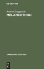 Cover: Melanchthon - De Gruyter