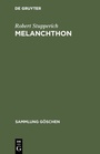 Cover: Melanchthon - De Gruyter