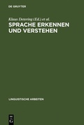 Cover: Sprache erkennen und verstehen - De Gruyter