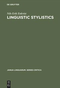 Cover: Linguistic stylistics - De Gruyter Mouton