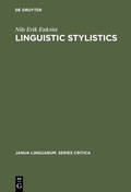 Cover: Linguistic stylistics - De Gruyter Mouton