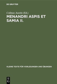 Abbildung von: Menandri Aspis et Samia II. - De Gruyter