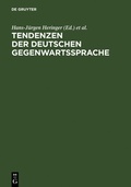 Cover: Tendenzen der deutschen Gegenwartssprache - De Gruyter Mouton
