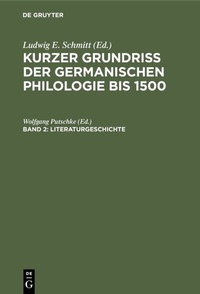 Abbildung von: Literaturgeschichte - De Gruyter