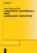 Cover: Linguistic Universals and Language Variation - De Gruyter Mouton
