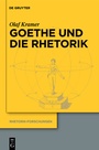 Cover: Goethe und die Rhetorik - De Gruyter