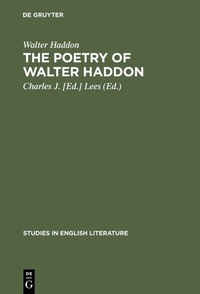 Abbildung von: The poetry of Walter Haddon - De Gruyter Mouton