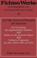 Cover: Zur Politik, Moral und Philosophie der Geschichte - De Gruyter
