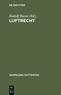 Cover: Luftrecht - De Gruyter