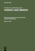 Cover: Die deutsche Gelehrtenrepublik - De Gruyter