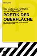 Cover: Poetik der Oberfl&auml;che - De Gruyter