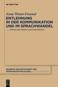 Abbildung von: Entlehnung in der Kommunikation und im Sprachwandel - De Gruyter