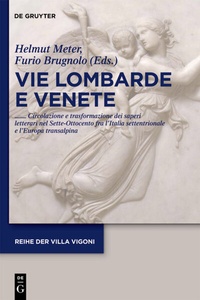 Enlarge image Cover: Vie Lombarde e Venete - De Gruyter