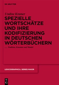 Abbildung von: Spezielle Wortschätze und ihre Kodifizierung in deutschen Wörterbüchern - De Gruyter