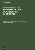 Cover: Indexband mit Autoren- und Sachverzeichnis - De Gruyter