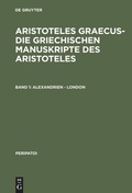 Cover: Alexandrien - London - De Gruyter