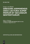 Cover: Super Secundum (Dist 24-44) - De Gruyter