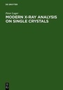 Cover: Modern X-Ray Analysis on Single Crystals - De Gruyter