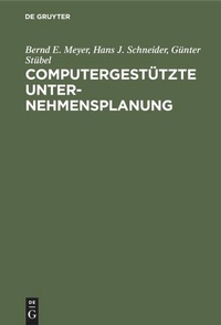 Enlarge image Cover: Computergestützte Unternehmensplanung - De Gruyter