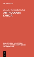 Cover: Anthologia lyrica - De Gruyter