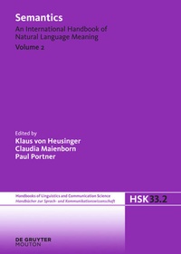 Enlarge image Cover: Semantics. Volume 2 - De Gruyter Mouton
