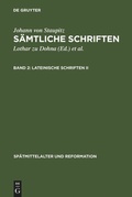 Cover: Lateinische Schriften II - De Gruyter