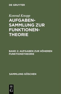 Abbildung von: Aufgaben zur höheren Funktionstheorie - De Gruyter Mouton