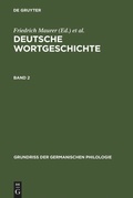 Cover: Deutsche Wortgeschichte. Band 2 - De Gruyter Mouton