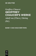 Cover: Das Haus der Fama - De Gruyter