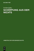 Cover: Sch&ouml;pfung aus dem Nichts - De Gruyter