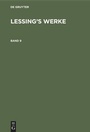 Cover: Lessing's Werke. Band 9 - De Gruyter