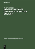 Cover: Intonation and grammar in British English - De Gruyter Mouton